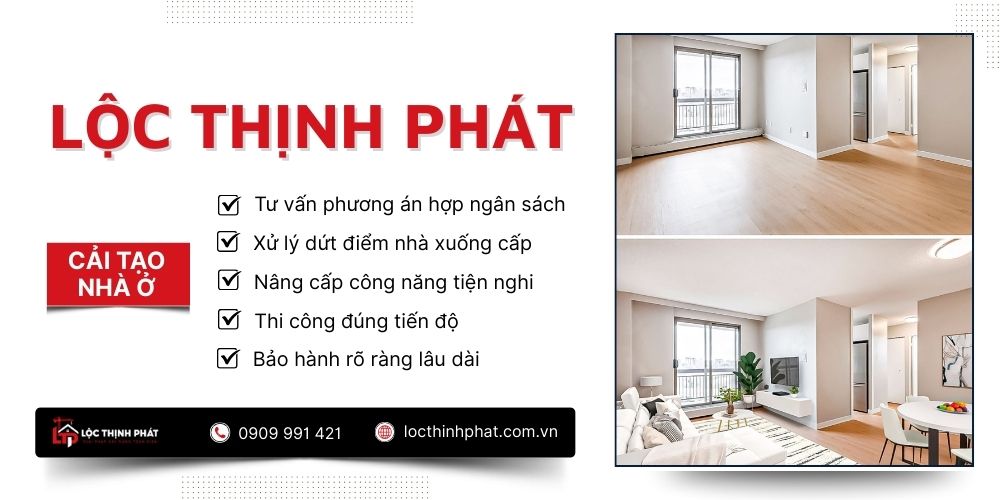 Đơn vị cải tạo nhà uy tín - Lộc Thịnh Phát
