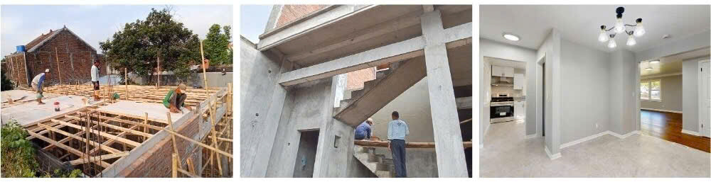 Quá trình xây dựng trọn gói nhà ở